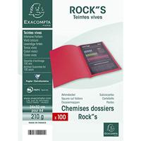 Subfolder Exacompta Rock's Rood A4 100 Onderdelen - thumbnail