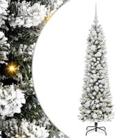 VidaXL Kunstkerstboom met 150 led wit 120 cm pvc en metaal en plastic - thumbnail