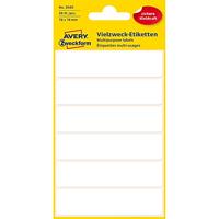 Etiket avery 3080 76x19mm wit 36st - thumbnail