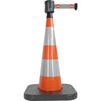 VISO RCX104ENT Band VERBODEN Verkeerskegel Staat zelfstandig op de grond Riem- of kettinglengte 4 m (Ø x h) 90 mm x 100 cm - thumbnail