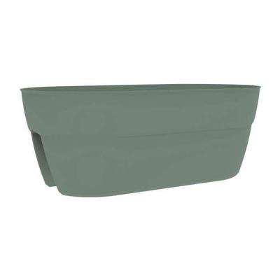 Cavaliere Osaka Plantenbak 19,5 L - EDA - Bevestigingssysteem - voor balkons en balustrades - Lauriergroen Cavaliere Osaka Plantenbak 19,5 L - EDA - Bevestigingssysteem - voor balkons en balustrades - Lauriergroen