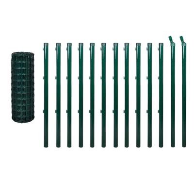 Euro hek 25x1,5 m staal groen