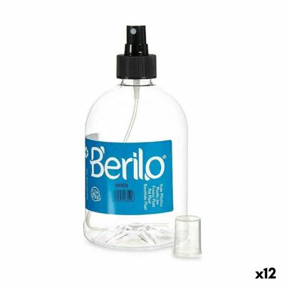 Sproeier Berilo BPPY0501BKCR Zwart Transparant Plastic 500 ml (12 Stuks)