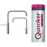 Quooker Nordic Square Twintaps met PRO3 VAQ-E Boiler Chroom Quooker - thumbnail