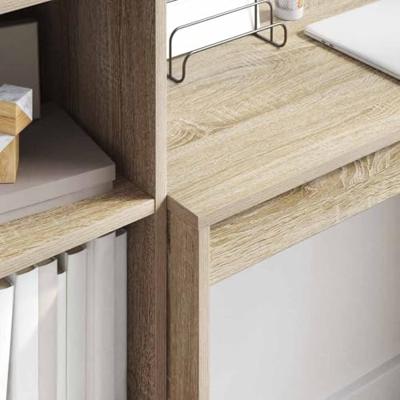 Bureau met lade 2 pcs Sonoma Eiken