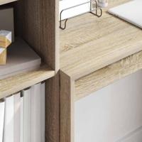 Bureau met lade 2 pcs Sonoma Eiken - thumbnail