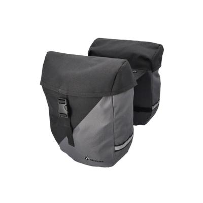 Racktime dubbele tas "vida" double bag vida black/grey