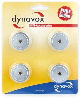 Audio Dynavox Dynavox aluminium voeten 4 delig zilver 30mm - thumbnail