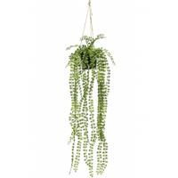 Kunstplant Ficus Pumila hangend in pot - 60cm - thumbnail