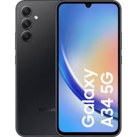 Samsung A346B Galaxy A34, All Carriers, 5G 128 GB (Awesome Graphite) ohne Simlock, ohne Branding - thumbnail