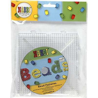 Creativ Company Strijkkralenbordje helder vierkant 15x15cm,2st. Creativ Company Strijkkralenbordje helder vierkant 15x15cm,2st.