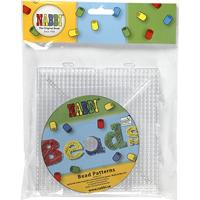 Creativ Company Strijkkralenbordje helder vierkant 15x15cm,2st. - thumbnail