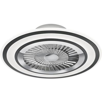 LED Plafondventilator met Dimbare Verlichting - 36W - Mat Zwart