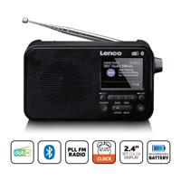 Draagbare DAB+ FM-radio met Bluetooth® 2,4" TFT-scherm Zwart - thumbnail