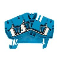 Weidmüller 1804880000 Aardingsklem 6 mm Spanveer Blauw 100 stuk(s) - thumbnail