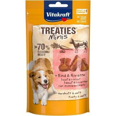 VITAKRAFT Treaties Minis Beef and carrot - traktatie voor hond - 48 g