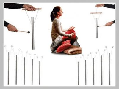 Klankbuizen Healing Energy voor hersengolven - 75-77 - Aluminium