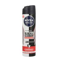 Nivea Men deodorant spray black & white max protection 150 Milliliter - thumbnail