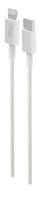 DCU Tecnologic | USB-C naar Lightning-kabel | USB-C adapter | opladen en synchroniseren van apparaten met iPhone/iPad | Lengte: 1 m | Wit - thumbnail