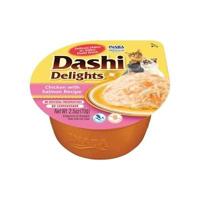 INABA Dashi Delights Chicken with salmon in broth - Kattensnoepje - 70g - thumbnail