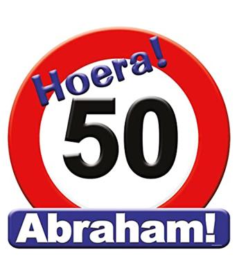 Huldeschild 50 jaar Abraham Huldeschild 50 jaar Abraham