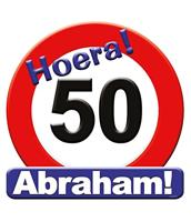 Huldeschild 50 jaar Abraham - thumbnail