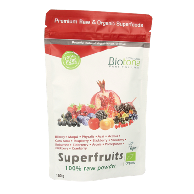 Superfruits raw powder bio 150 Gram Superfruits raw powder bio 150 Gram