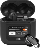 JBL Tour Pro 2 draadloze Bluetooth-oordopjes in zwart - Met Noise Cancelling-technologie, handsfree bellen en tot 40 uur batterijduur - thumbnail
