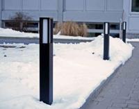 Albert Buitenlamp staand zwartBollard 90cm - 662266 - thumbnail