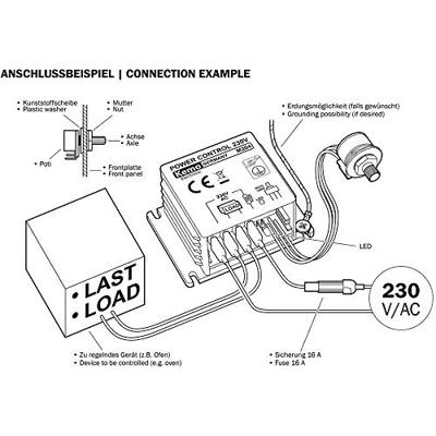 Kemo M204 Vermogensregelaar Module 230 V/AC