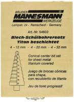 Brüder Mannesmann M54603 Getrapteboorset 3-delig 1 stuk(s) - thumbnail