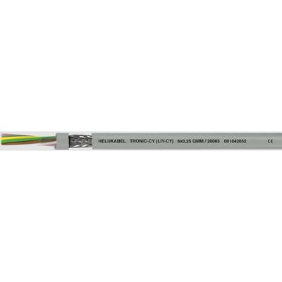 HELU 16031-1000 Datakabel LiYCY 7 x 0.75 mm² Grijs 1000 m