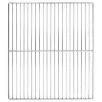 VidaXL Grillrooster zilver 45 x 40 cm roestvrij staal - thumbnail