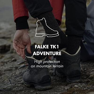 Falke TK1 Adventure Wool Wandelsok Heren Kitt Mouline 44-45