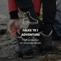 Falke TK1 Adventure Wool Wandelsok Dames Kitt Mouline 37-38 - thumbnail