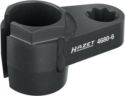 HAZET Dopsleutel voor uitlaatsonde 4680-6 · 1/2 inch (12,5 mm) achtkant hol · Buiten-zeskant-profiel · SW 24 mm HAZET Dopsleutel voor uitlaatsonde 4680-6 · 1/2 inch (12,5 mm) achtkant hol · Buiten-zeskant-profiel · SW 24 mm