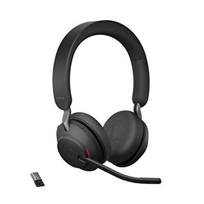 Jabra Evolve2 65 Headset Draadloos Hoofdband Kantoor/callcenter USB Type-A Bluetooth Zwart