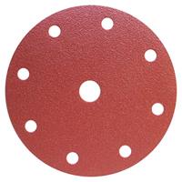 Klingspor Schuurpad met klitbevestiging | GLS 1 150 mm korreling 120 | voor hout / metaal korund | Gatenaantal 8+1 | 50 stuks - 6526 6526 - thumbnail