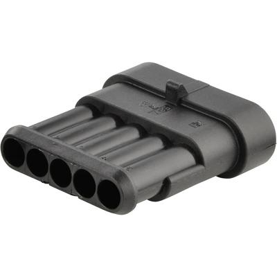 TE Connectivity 282107-1 Male behuizing (kabel) AMP-Superseal 1.5mm Series Totaal aantal polen: 5 Rastermaat: 6 mm Inhoud: 1 stuk(s) TE Connectivity 282107-1 Male behuizing (kabel) AMP-Superseal 1.5mm Series Totaal aantal polen: 5 Rastermaat: 6 mm Inhoud: 1 stuk(s)