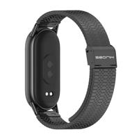 Stalen RVS band - Zwart - Xiaomi Smart Band 8 / 9 / 10 - thumbnail