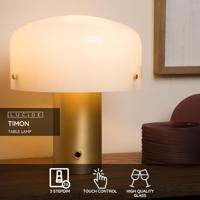 Lucide TIMON - Tafellamp - 1xE27 - Mat Goud / Messing - thumbnail