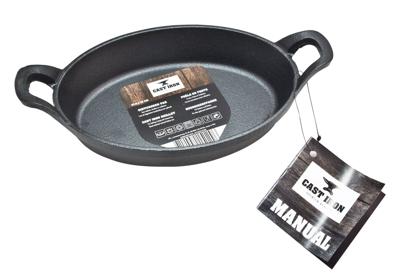 Dr. Grill Ovenschaal ovaal 21,5x15x4cm gietijzer