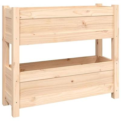 VidaXL Plantenbak 77x25x66 cm massief grenenhout