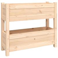 VidaXL Plantenbak 77x25x66 cm massief grenenhout - thumbnail