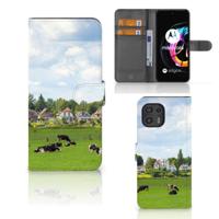Motorola Edge 20 Lite | Telefoonhoesje | Met pasjeshouder | Koeien - thumbnail