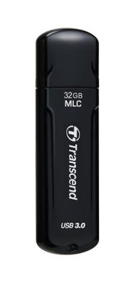 Transcend JetFlash™ 750K USB-stick 32 GB Zwart TS32GJF750K USB-A 3.2 Gen 1 Transcend JetFlash™ 750K USB-stick 32 GB Zwart TS32GJF750K USB-A 3.2 Gen 1