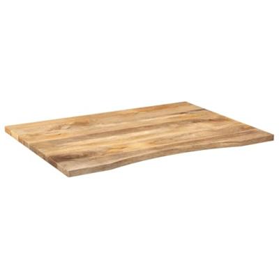Bureaublad met ronding 110x80x2,5 cm massief ruw mangohout Bureaublad met ronding 110x80x2,5 cm massief ruw mangohout
