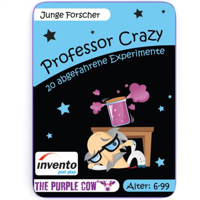 Invento Professor Crazy Jonge Onderzoekers Experimenten Junior 20 Kaarten