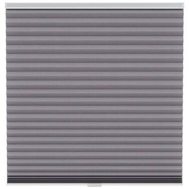 Fenstr plisségordijn Chicago dubbel 45mm lichtdoorlatend - grijs (20232)