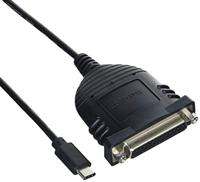 StarTech. com USB C naar parallelle printerkabel - DB25 vrouwelijke poort voor IEEE1284-printers - Busaangedreven - printerkabeladapter - USB naar DB25 (ICUSBCPLLD25) - thumbnail